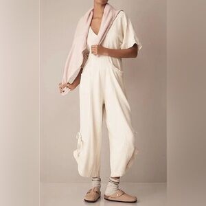 NWT Anthropologie Daily Practice Wide leg jumpsuit